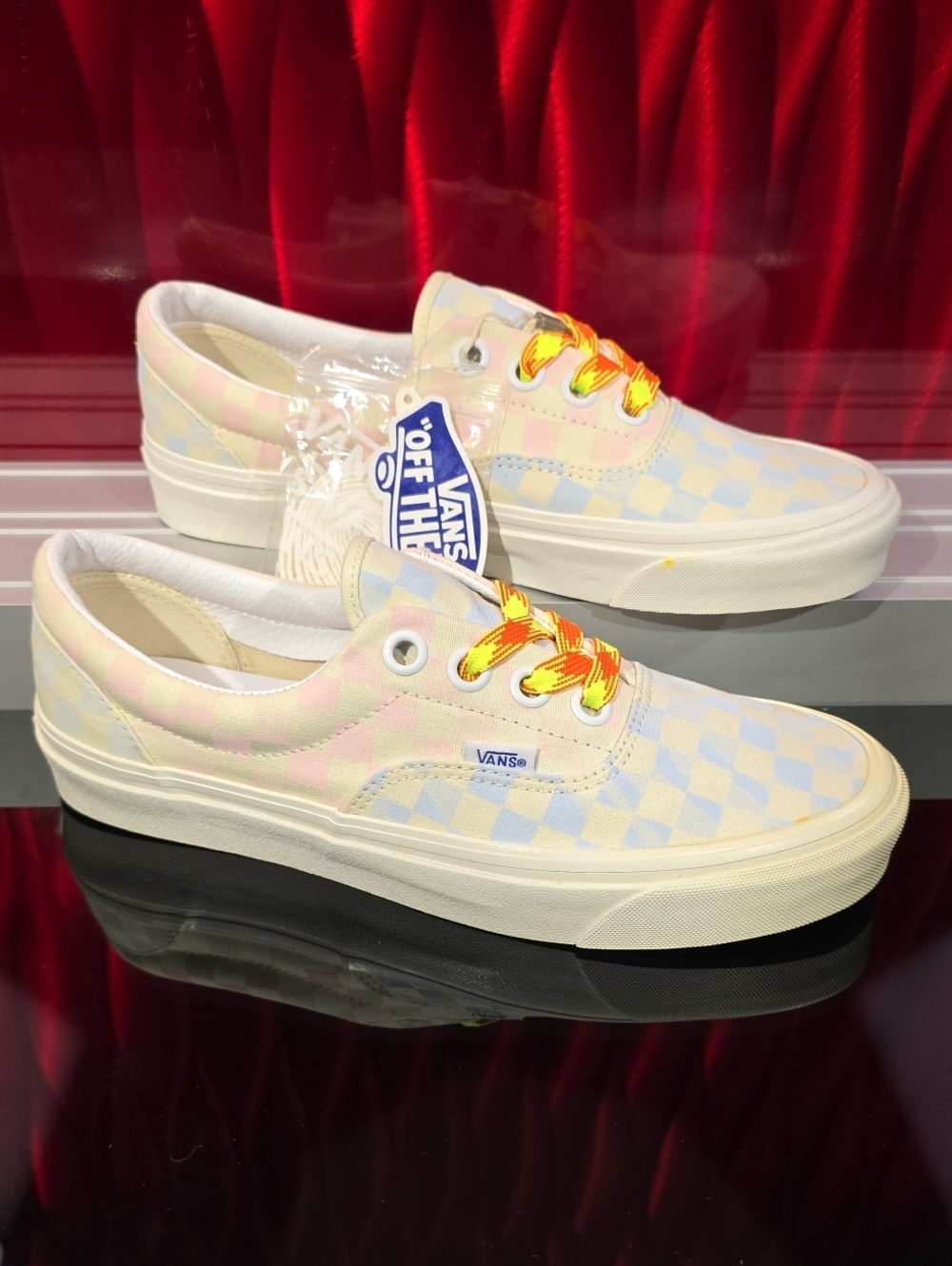 Vans Era 95 DX Anaheim Factory OG Wash Checkerboard Men Size 9 Women Size 10.5